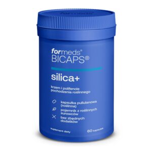 BICAPS Silica+ (Krzem i polifenole roślinne), 60 kaps. – ForMeds