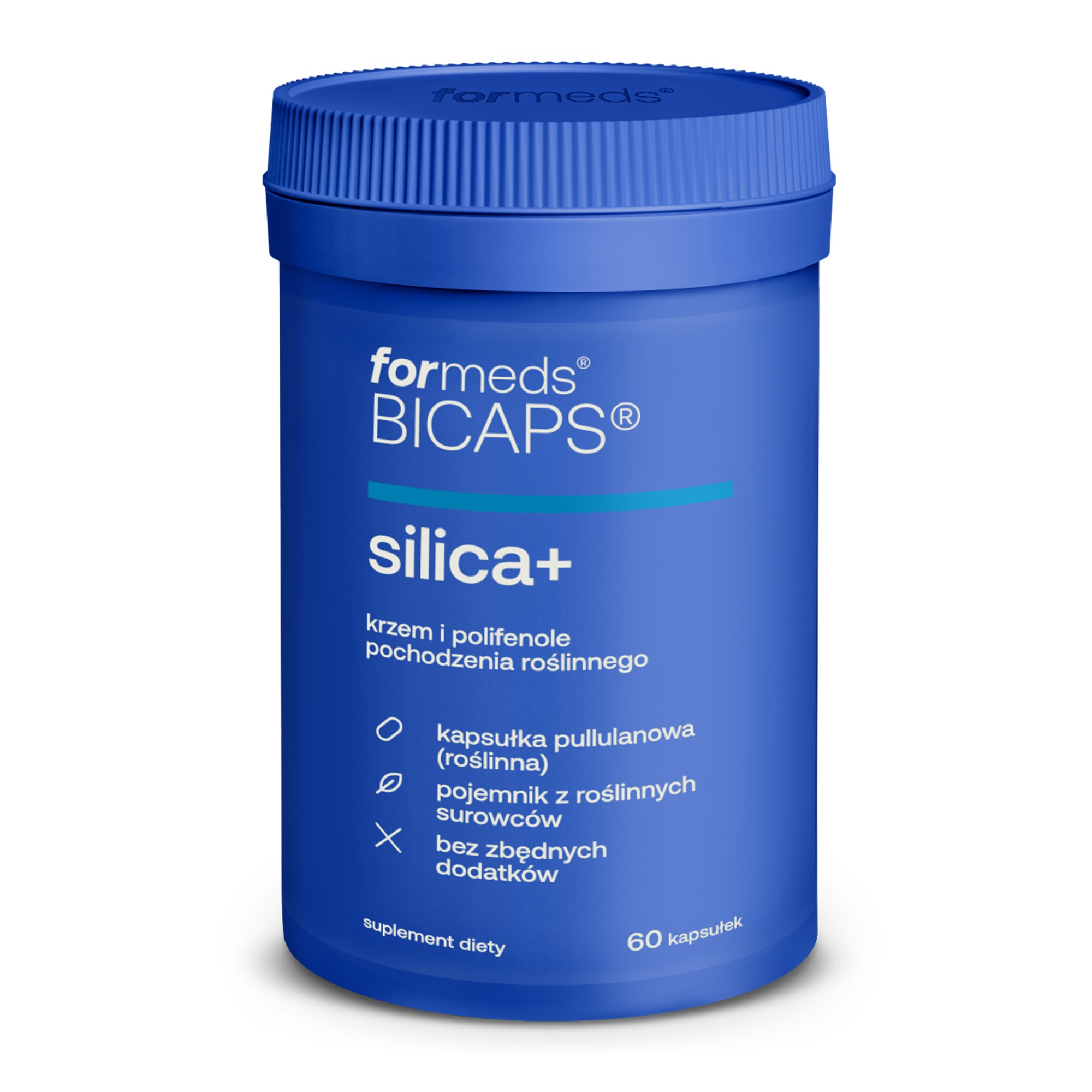 BICAPS Silica+ (Krzem i polifenole roślinne), 60 kaps. – ForMeds
