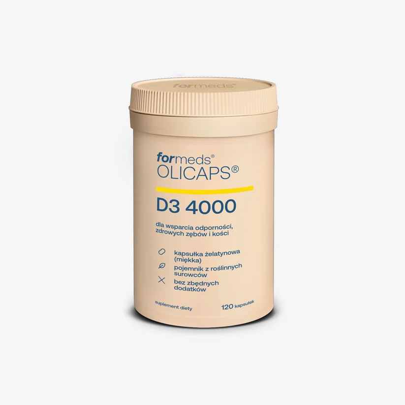 OLICAPS D3 4000, 4000 IU, 120 kaps. – ForMeds